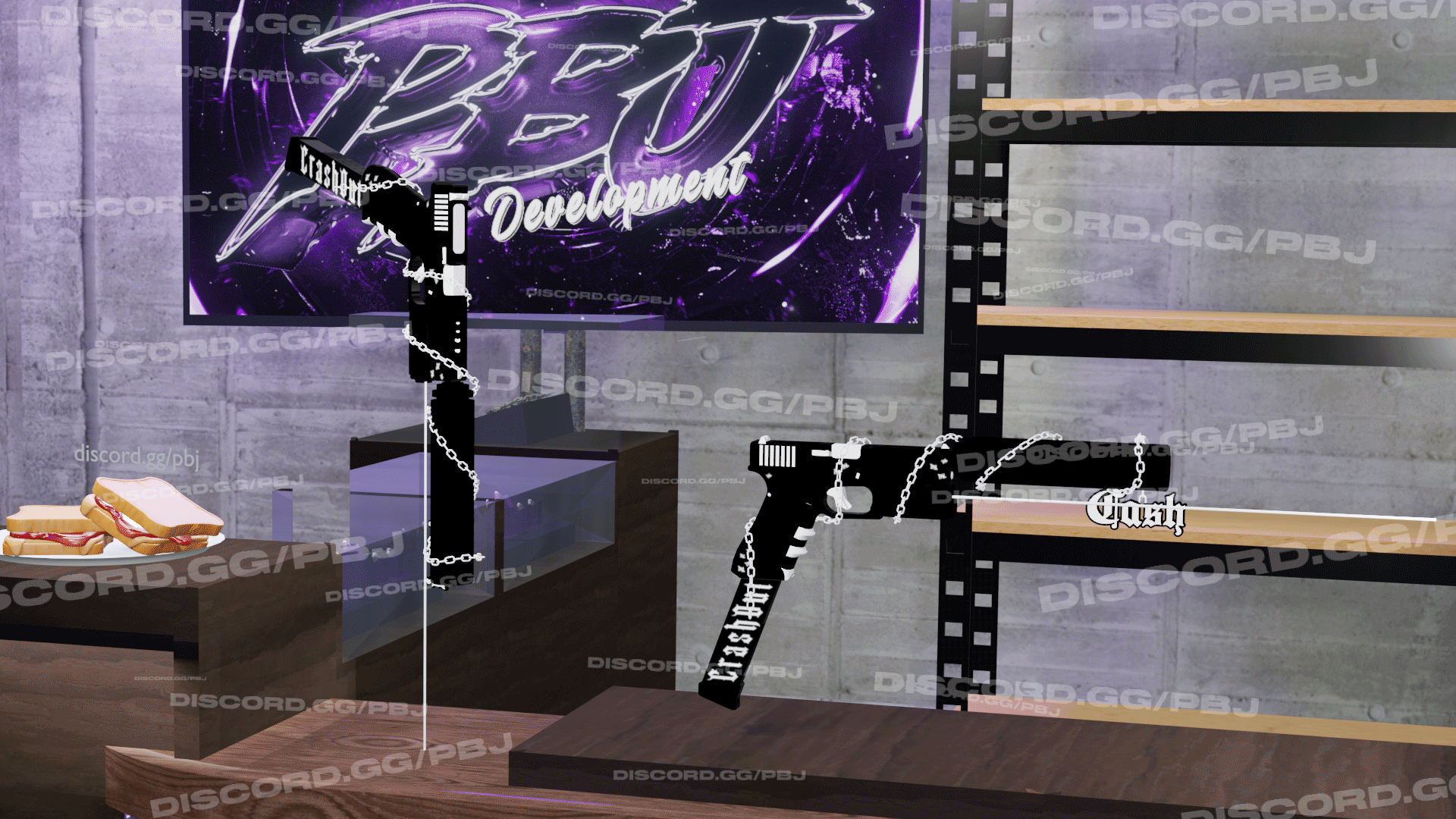 Slimy Glock custom FiveM gun example
